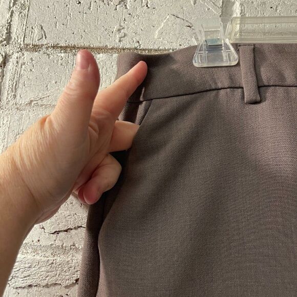 Charter Club Trouser Pants Brown 12 - Picture 4 of 11